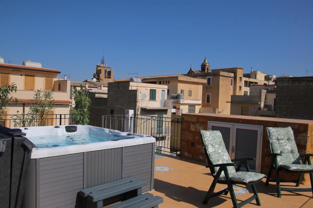 Ferienwohnung Vista Baglio Grande Sambuca di Sicilia Exterior foto